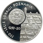 Polska, III RP, 10 złotych 2003, Lokacja Poznania, Warszawa, UNC