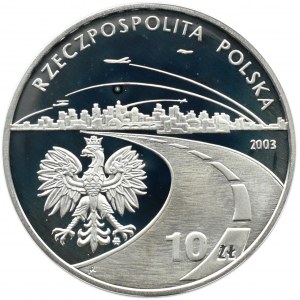 Polska, III RP, 10 złotych 2003, Przemysł Naftowy, Warszawa, UNC