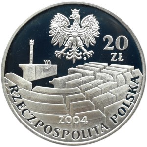 Polska, III RP, 20 złotych 2004, 15-lecie Senatu, Warszawa