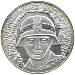 Polska, III RP, 10 złotych 2004, Powstanie Warszawskie, Warszawa, UNC
