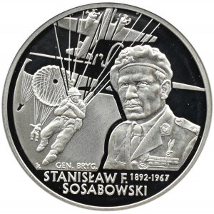 Polska, III RP, 10 złotych 2004, gen. St. Sosabowski, Warszawa, UNC