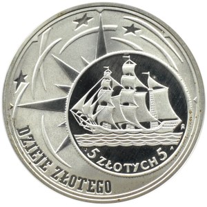 Polska, III RP, 10 złotych 2005, Dzieje Złotego, Warszawa, UNC