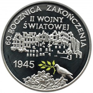 Polska, III RP, 10 złotych 2005, Zakończenie Wojny, Warszawa, UNC