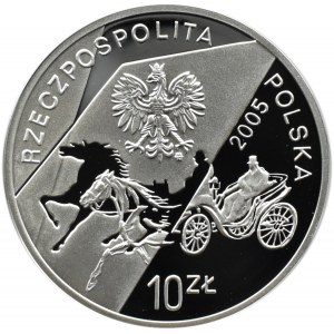 Polska, III RP, 10 złotych 2005, K.I. Gałczyński, Warszawa, UNC