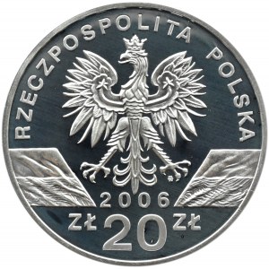 Polska, III RP, 20 złotych 2006, Świstak, Warszawa, UNC