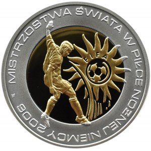Polska, III RP, 10 złotych 2006, MŚ Niemcy 2006, Warszawa, UNC