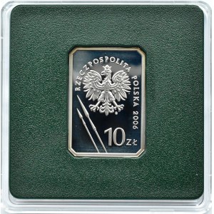 Polska, III RP, 10 złotych 2006, Jeździec Piastowski, Warszawa, UNC