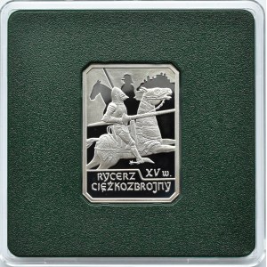 Polska, III RP, 10 złotych 2007, Rycerz Ciężkozbrojny XV w., Warszawa, UNC