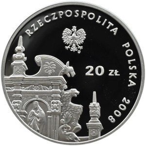 Polska, III RP, 20 złotych 2008, Kazimierz Dolny, Warszawa, UNC