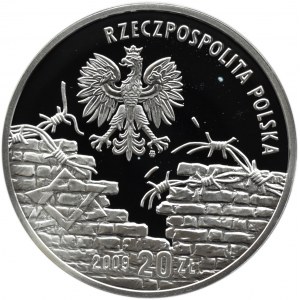 Polska, III RP, 20 złotych 2009, Polacy ratujący Żydów, Warszawa, UNC