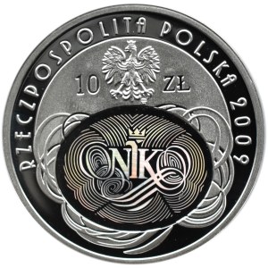 Polska, III RP, 10 złotych 2009, NIK, Warszawa, UNC