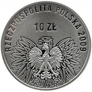 Polska, III RP, 10 złotych 2009, Solidarność, Warszawa, UNC
