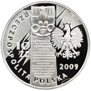 Polska, III RP, 10 złotych 2009, Kompania Kadrowa, Warszawa, UNC