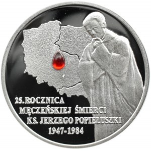 Polska, III RP, 10 złotych 2009, Ks. J. Popiełuszko, Warszawa, UNC