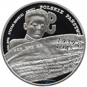 Polska, III RP, 10 złotych 2009, Państwo Podziemne, Warszawa, UNC