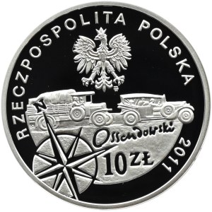 Polska, III RP, 10 złotych 2011, F. Ossendowski, Warszawa, UNC
