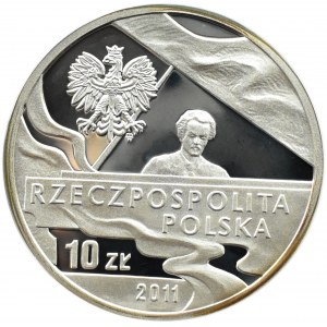 Polska, III RP, 10 złotych 2011, I. J. Paderewski, Warszawa, UNC