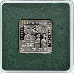 Polska, III RP, 10 złotych 2011, Wasowski-Przybora - kwadratowa, Warszawa, UNC