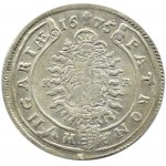 Węgry, Leopold I, 15 krajcarów 1675 KB, Kremnica