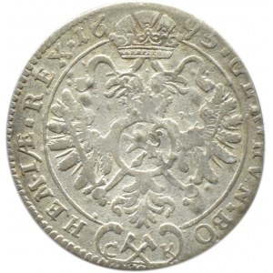 Austria, Leopold I, 3 krajcary 1695 CK, Kutna Hora (Kuttenberg)
