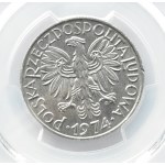 Polska, PRL, Rybak, 5 złotych 1974, Warszawa, PCGS MS66