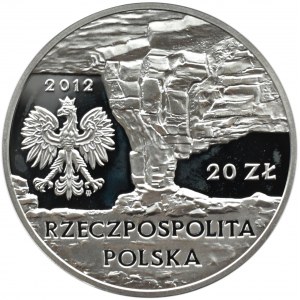 Polska, III RP, 20 złotych 2012, Krzemionki Opatowskie, Warszawa, UNC