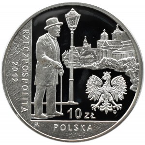 Polska, III RP, 10 złotych 2012, Bolesław Prus, Warszawa, UNC