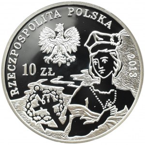 Polska, III RP, 10 złotych 2013, Powstanie Styczniowe, Warszawa, UNC