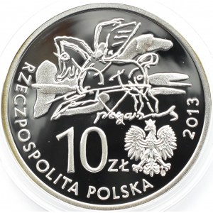 Polska, III RP, 10 złotych 2013, C.K. Norwid, Warszawa, UNC