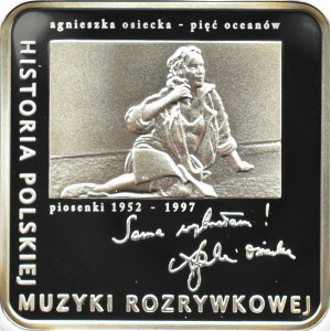 Polska, III RP, 10 złotych 2013, A. Osiecka - kwadratowa, Warszawa, UNC