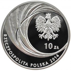 Polska, III RP, 10 złotych 2014, Kanonizacja JP II, Warszawa, UNC