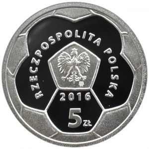 Polska, III RP, 5 złotych 2016, Legia Warszawa, Warszawa, UNC