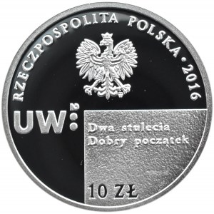 Polska, III RP, 10 złotych 2016, Uniwersytet Warszawski, Warszawa, UNC