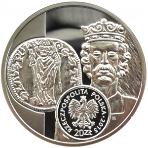 Polska, III RP, 20 złotych 2015, Floren Władysława Łokietka, Warszawa, UNC