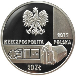 Polska, III RP, 20 złotych 2015, Ostrów Lednicki, Warszawa, UNC