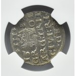 Zygmunt III Waza, trojak 1589, Ryga, NGC AU55