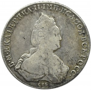 Rosja, Katarzyna II, rubel 1786 SPB J A, Petersburg