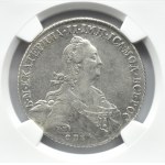 Rosja, Katarzyna II, rubel 1773 SPB FŁ, Petersburg, NGU AU