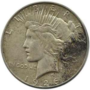 USA, Peace, 1 dolar 1926 S, San Francisco