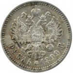 Rosja, Mikołaj II, rubel 1899 FZ, Petersburg
