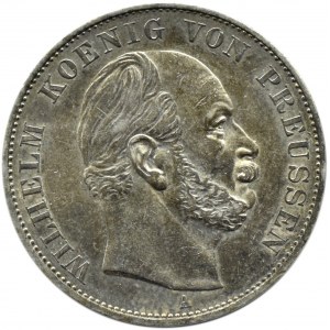 Niemcy, Prusy, Wilhelm I, talar 1871 A, Berlin