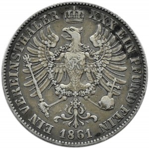 Niemcy, Prusy, Wilhelm I, Talar 1861 A, Berlin