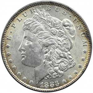 USA, Morgan, 1 dolar 1883, Filadelfia, UNC