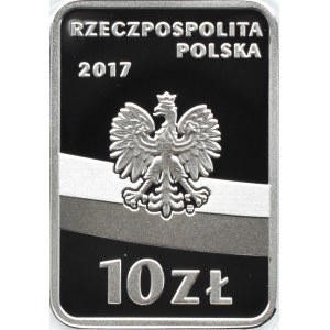 Polska, III RP, 10 złotych 2017, Roman Dmowski, Warszawa, UNC