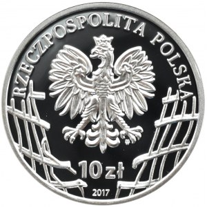 Polska, III RP, 10 złotych 2017, Henryk Glapiński Klinga, Warszawa, UNC