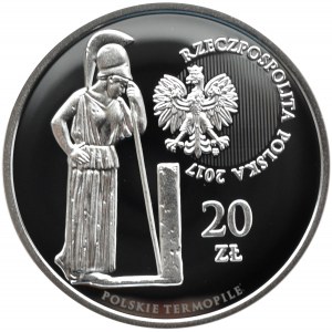 Polska, III RP, 20 złotych 2017, Zadwórze, Warszawa, UNC