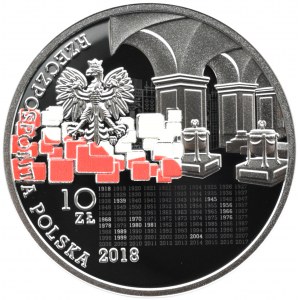 Polska, III RP, 10 złotych 2018, My Polacy dumni i wolni, Warszawa, UNC