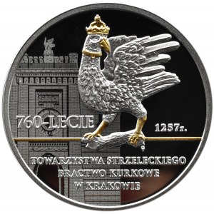 Polska, III RP, 10 złotych 2018, Bractwo Kurkowe, Warszawa, UNC