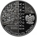 Polska, III RP, 10 złotych 2020, Stanisław Grabski, Warszawa, UNC