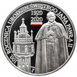 Polska, III RP, 10 złotych 2020, Jan Paweł II, Warszawa, UNC